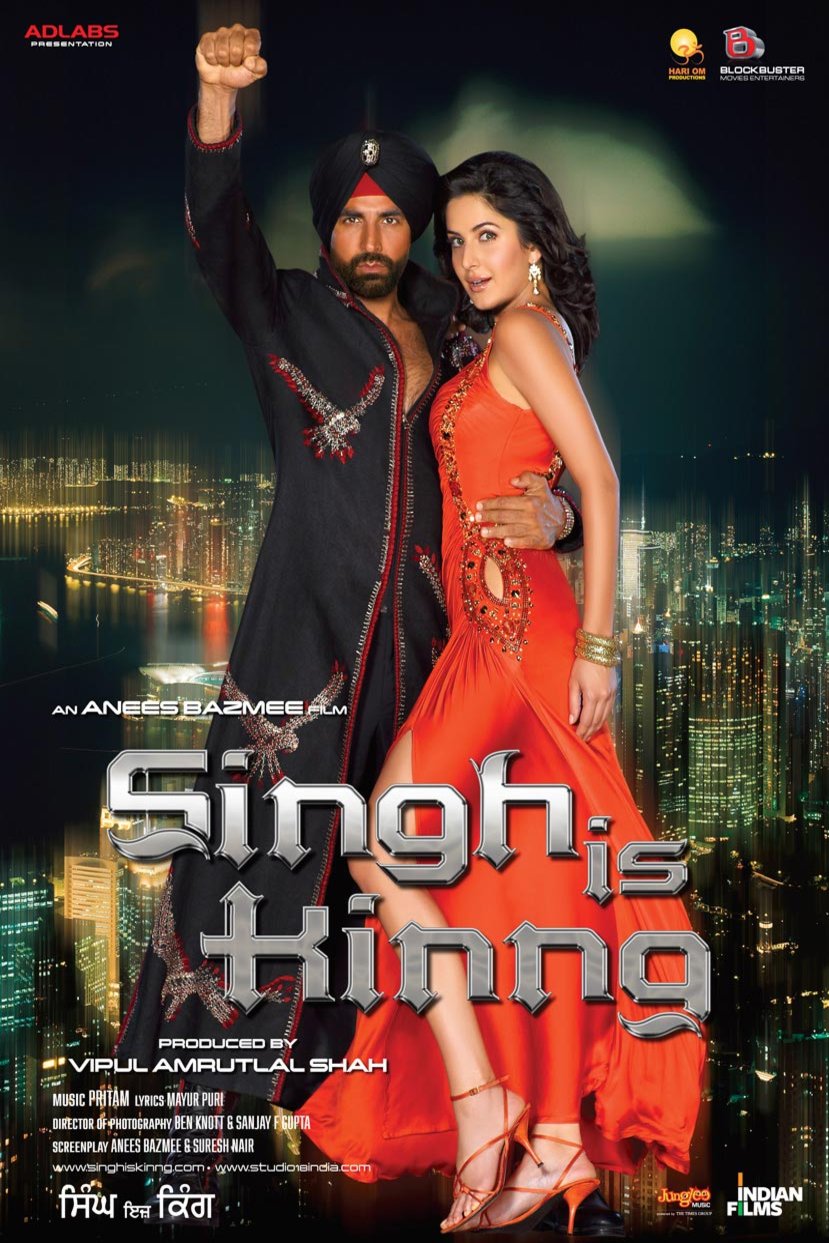 Hindi poster of the movie Singh Is Kinng