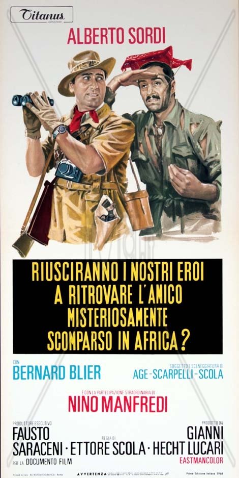Italian poster of the movie Riusciranno i nostri eroi a ritrovare l'amico misteriosamente scomparso in Africa?