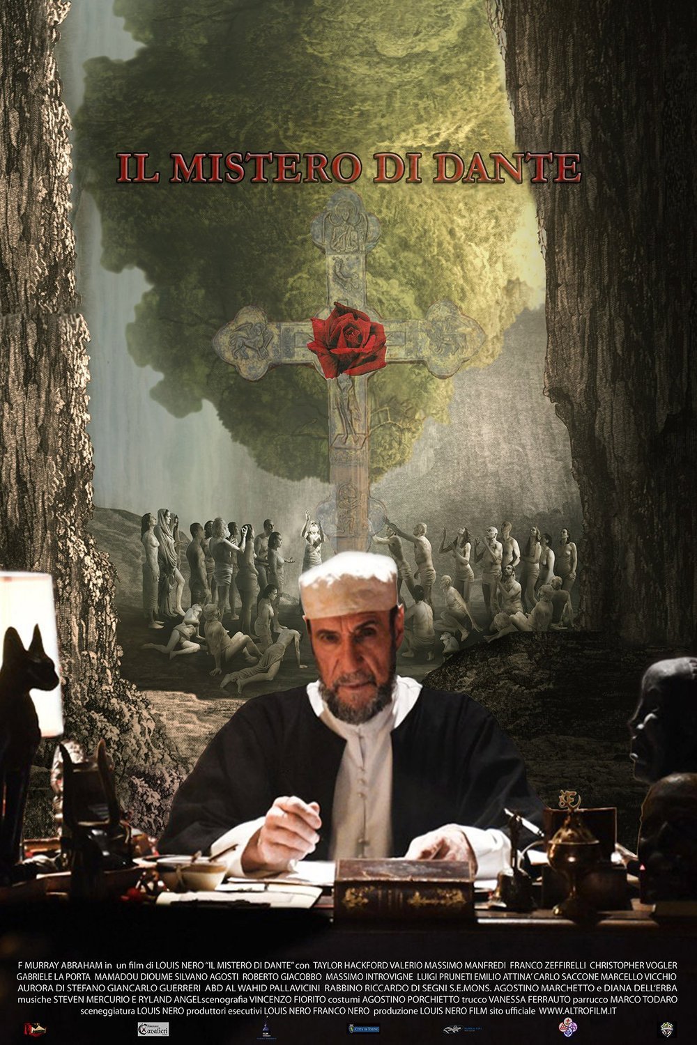 Italian poster of the movie Il mistero di Dante