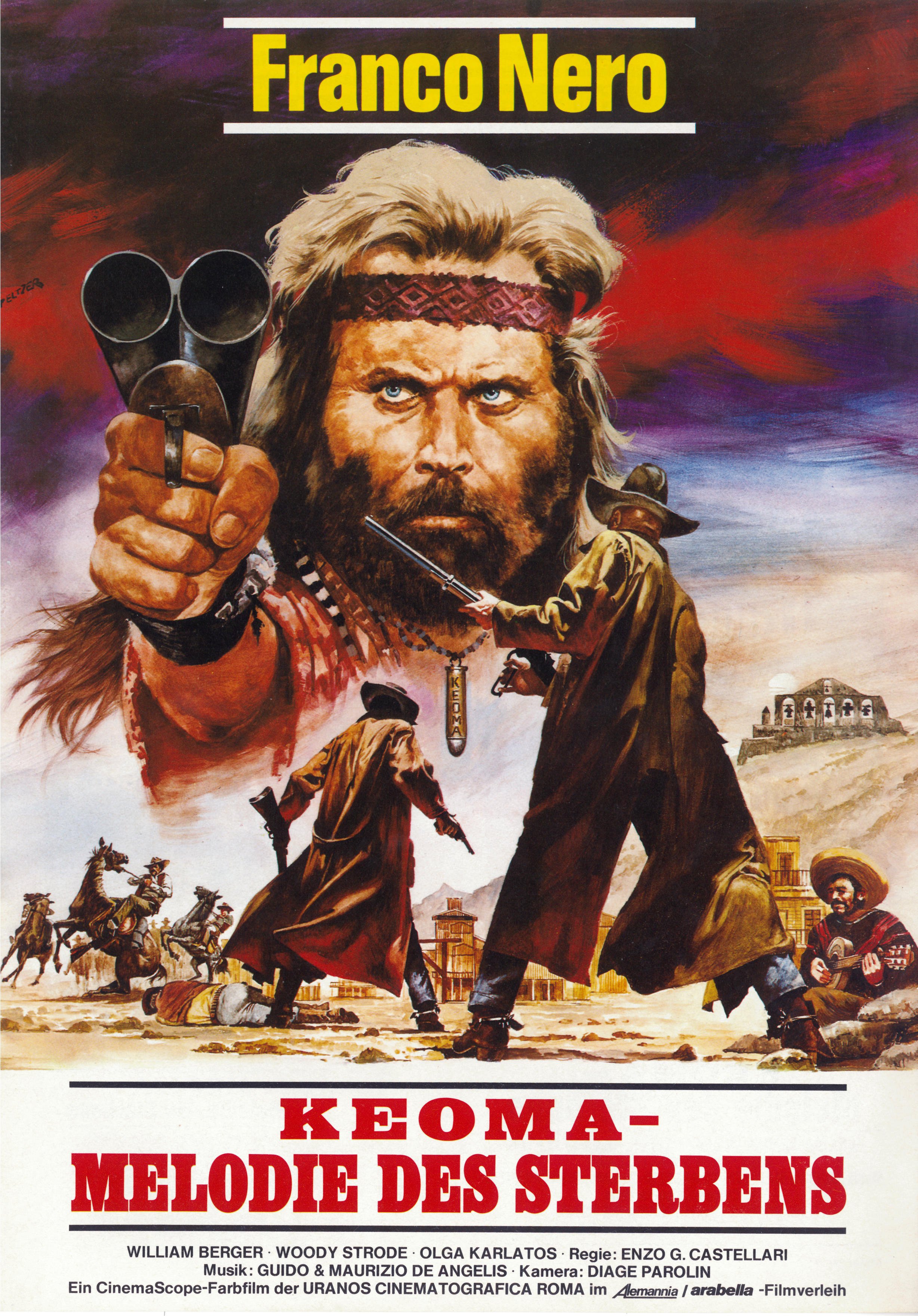Italian poster of the movie Keoma