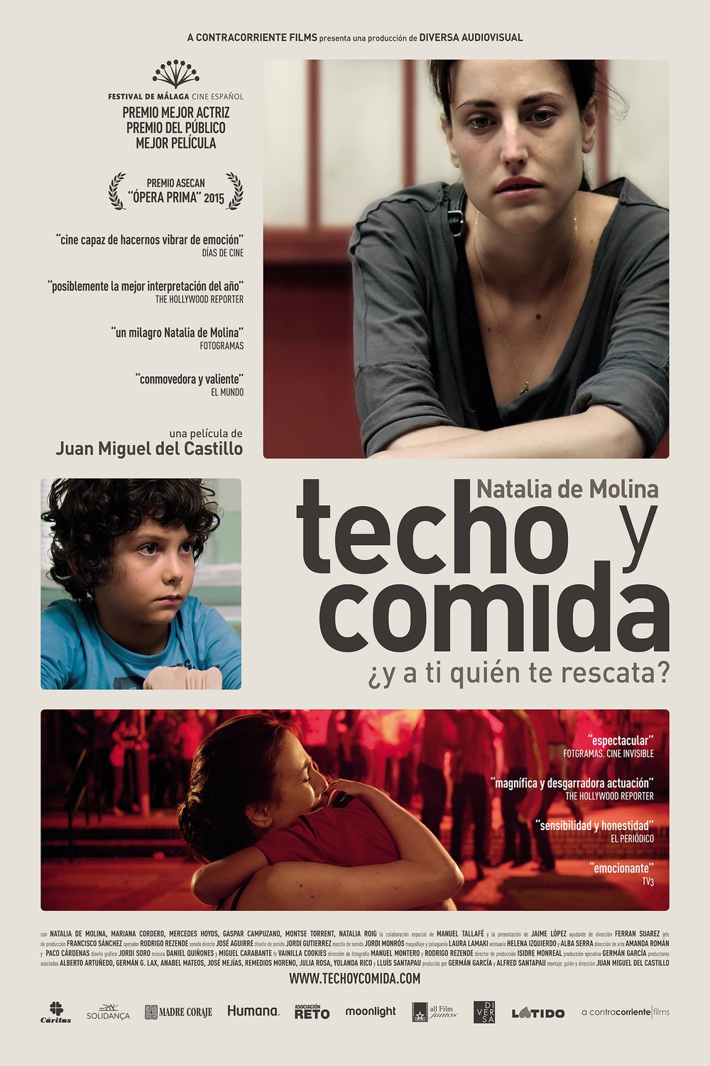 Spanish poster of the movie Techo y comida