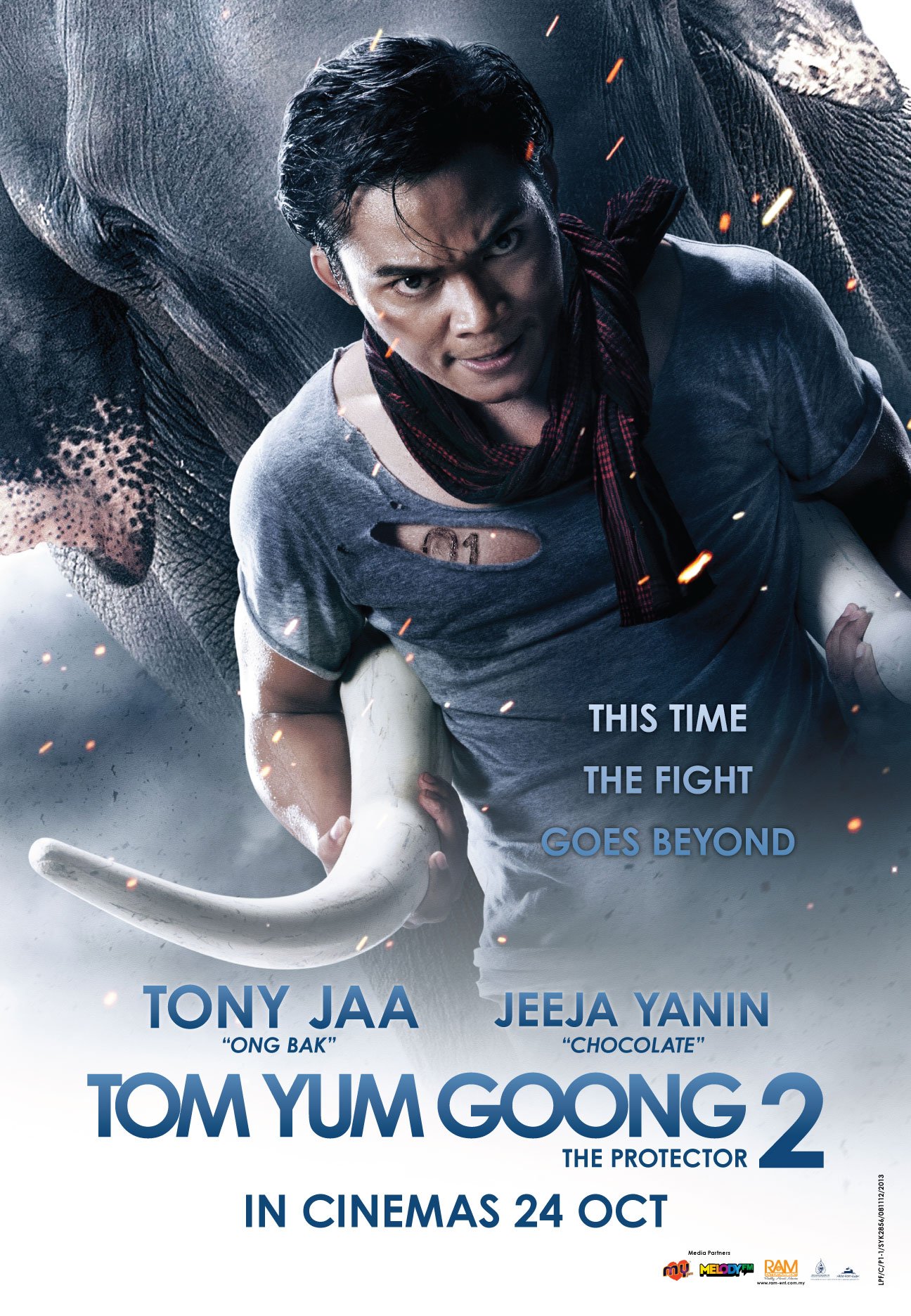 Thai poster of the movie Tom yum goong 2