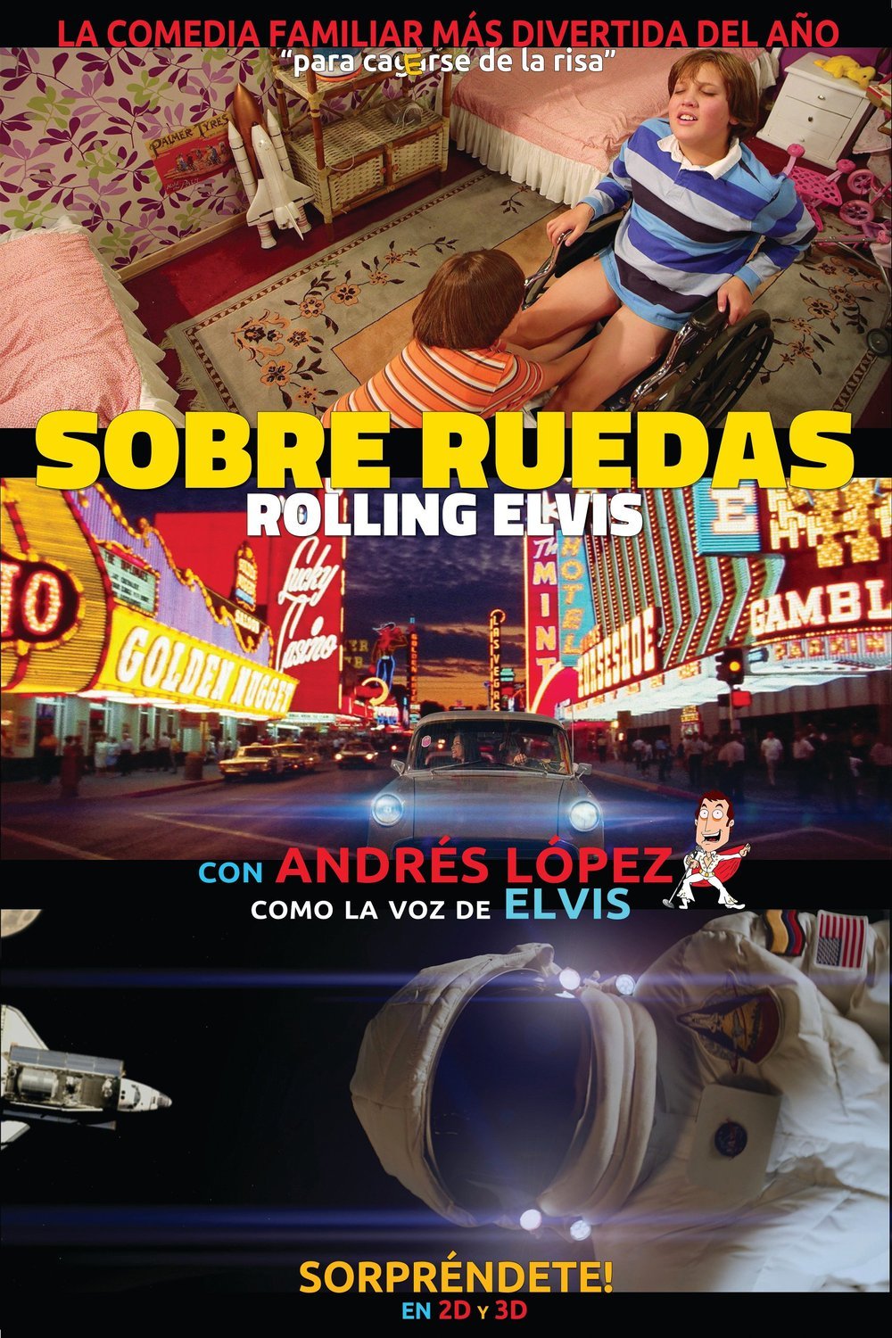 Spanish poster of the movie Rolling Elvis