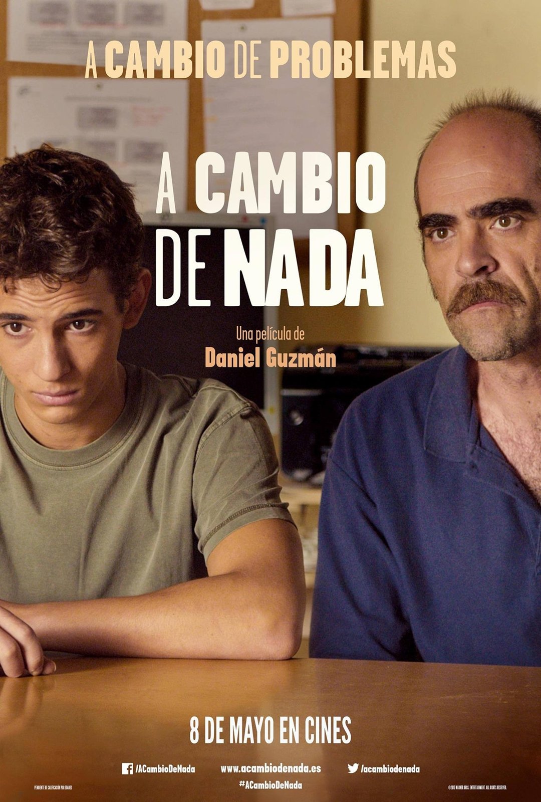 Spanish poster of the movie A cambio de nada