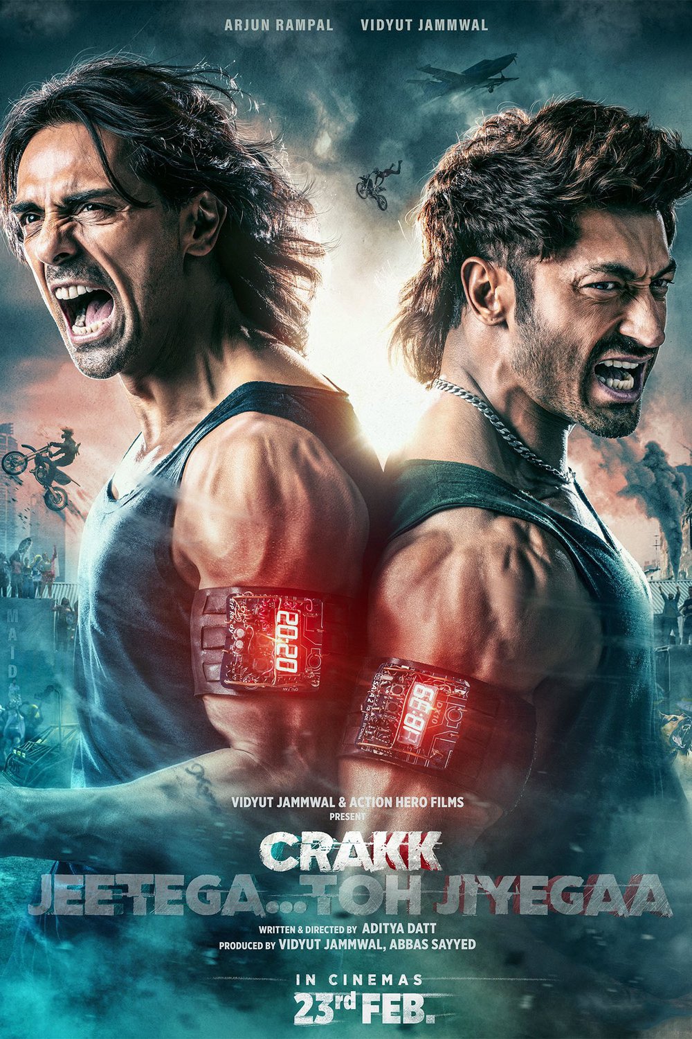 Hindi poster of the movie Crakk: Jeetega... Toh Jiyegaa