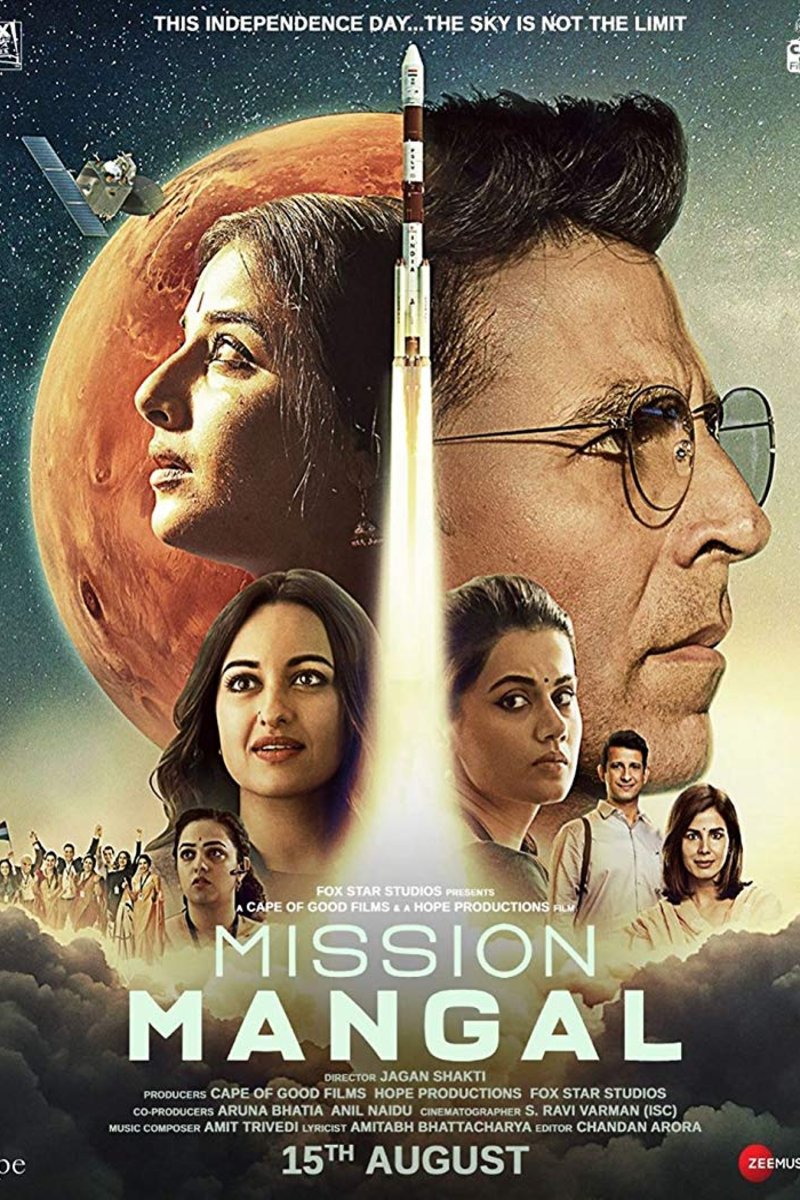 Hindi poster of the movie Mission Mangal