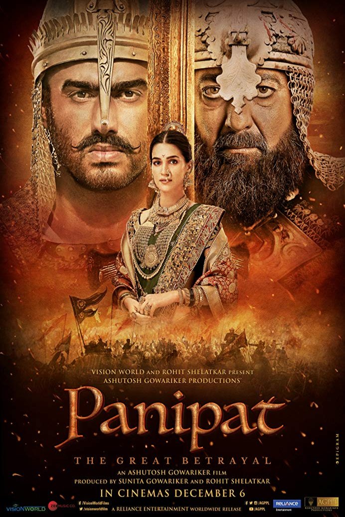 Hindi poster of the movie Panipat