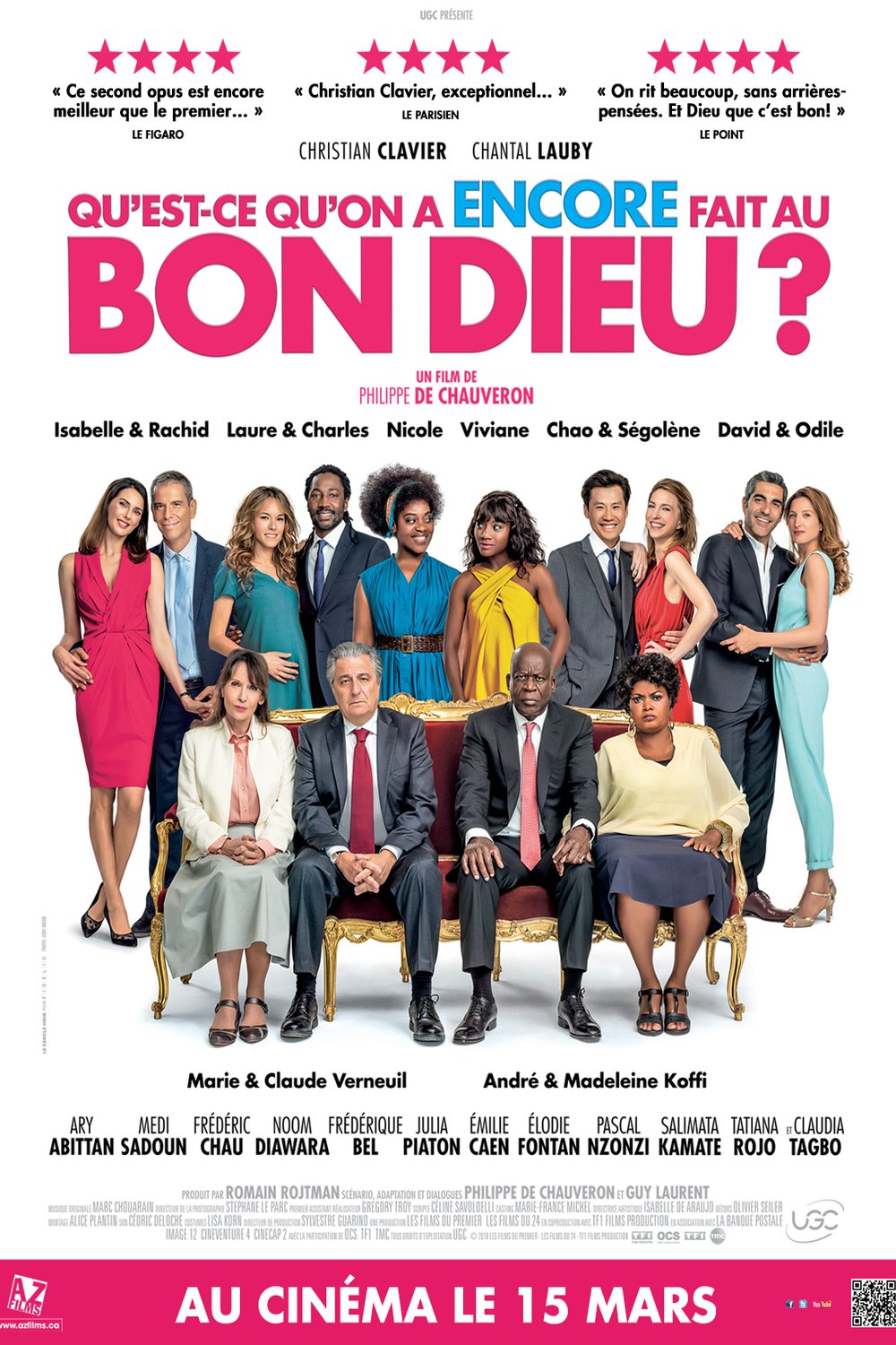 Poster of the movie Qu'est-ce qu'on a encore fait au bon Dieu?