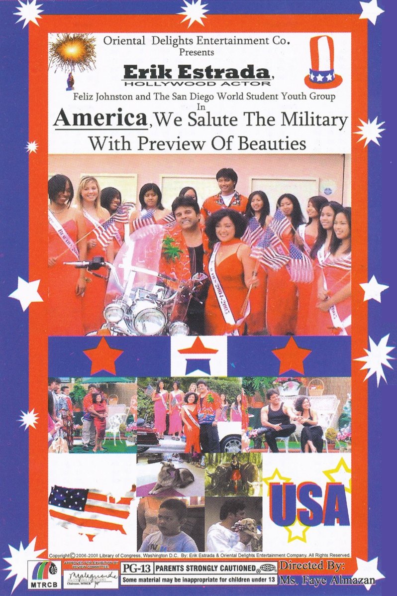 Poster of the movie America, We Salute the Military with Preview of Beauties