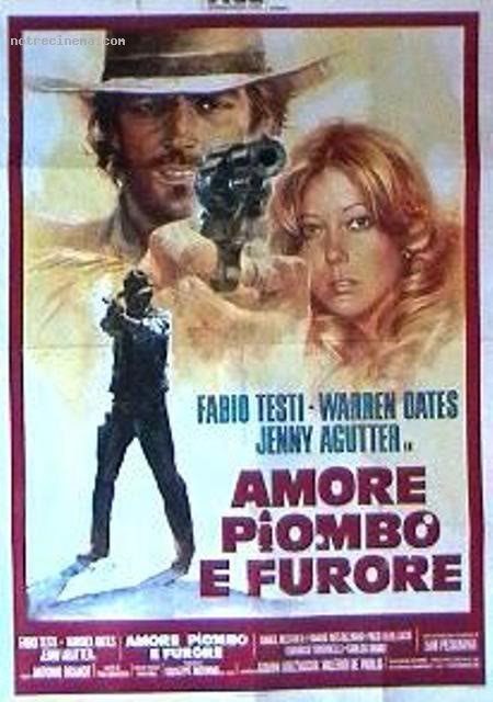Italian poster of the movie Amore, piombo e furore