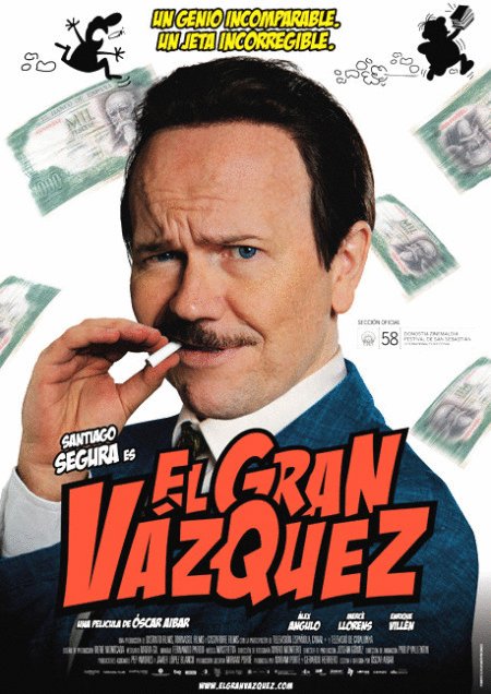 Spanish poster of the movie The Great Vázquez