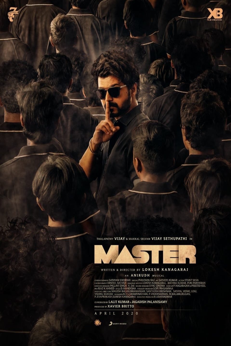 Tamil poster of the movie Master