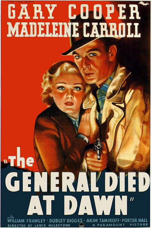 Poster of the movie The General Died at Dawn