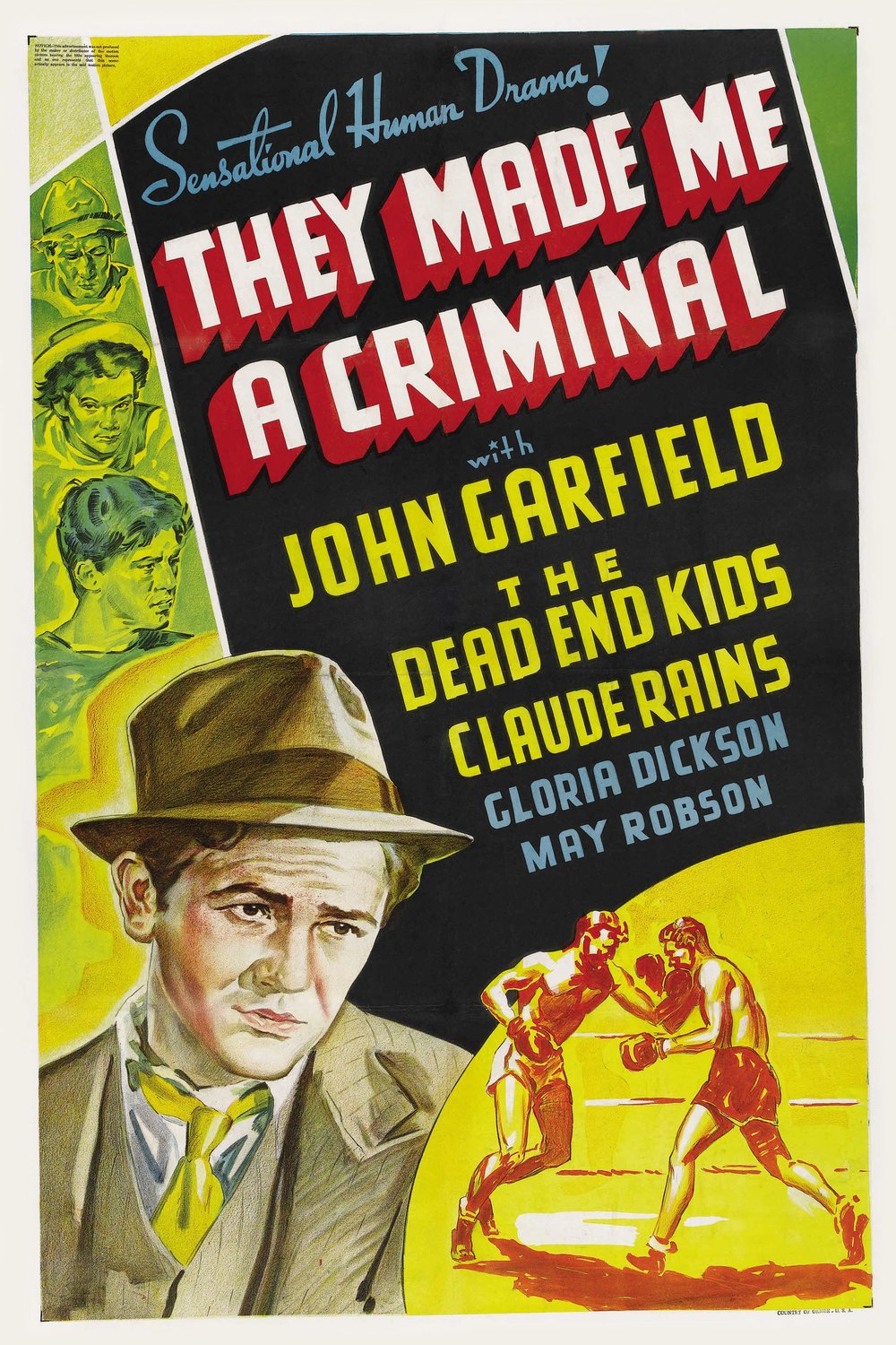 Poster of the movie They Made Me a Criminal