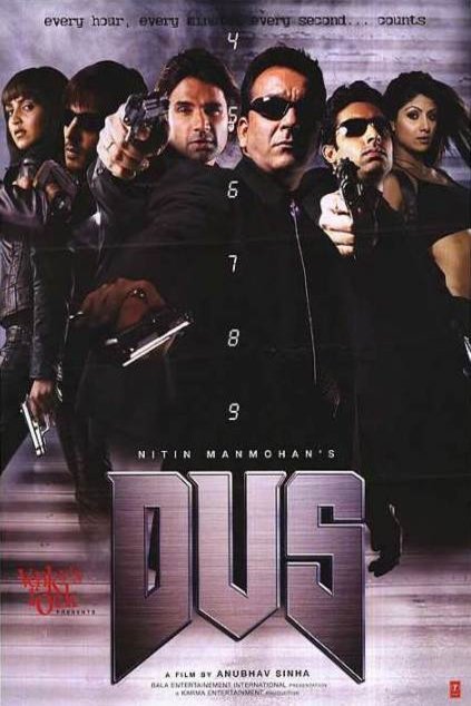 Hindi poster of the movie Dus