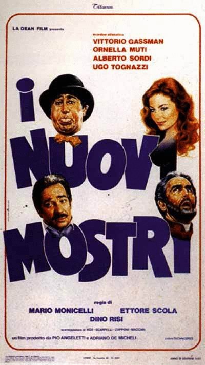 Italian poster of the movie I Nuovi mostri
