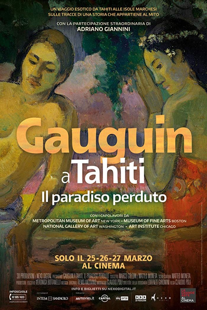 Italian poster of the movie Gauguin in Tahiti. Paradise Lost