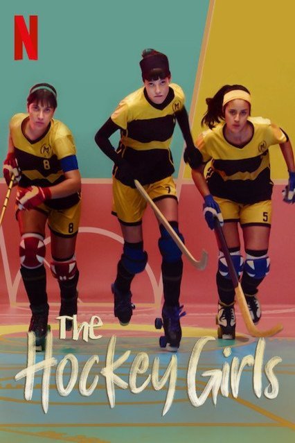 Catalan poster of the movie The Hockey Girls