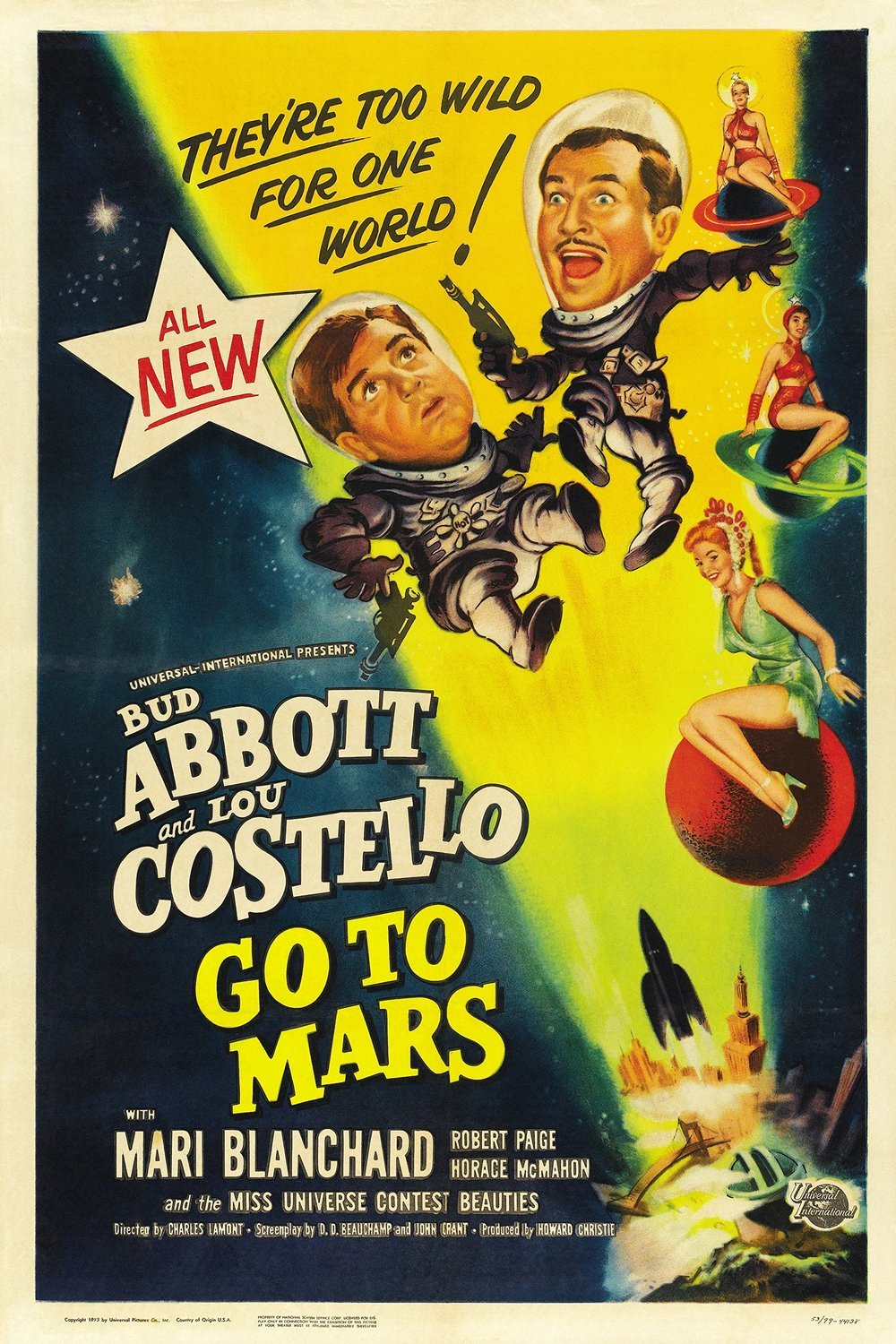 Poster of the movie Abbott and Costello Go to Mars