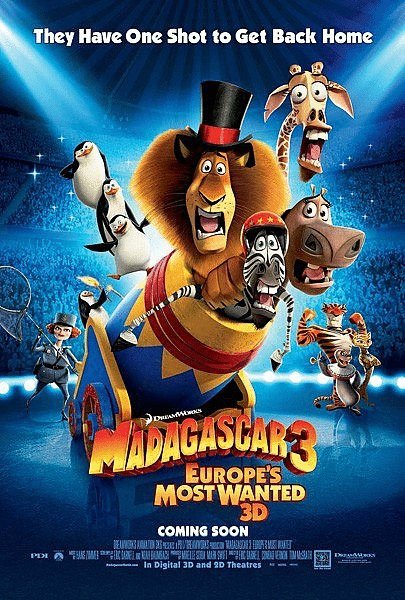 Poster of the movie Madagascar 3: Europe's Most Wanted