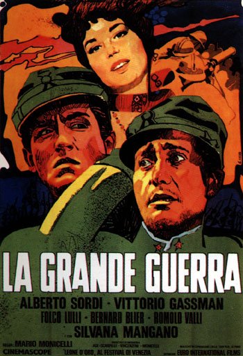 German poster of the movie La Grande guerra
