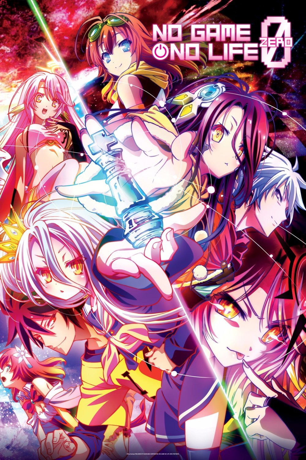 Japanese poster of the movie No Game, No Life: Zero