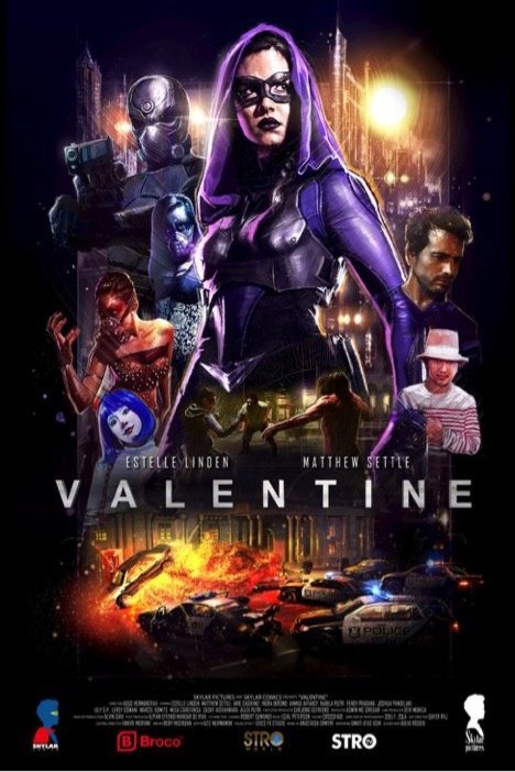 Indonesian poster of the movie Valentine: The Dark Avenger