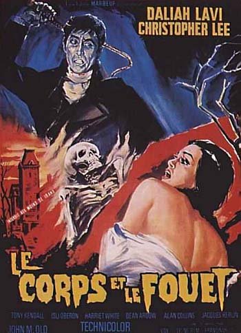 Italian poster of the movie La Frusta e il corpo