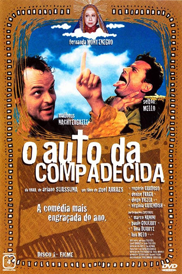 Portuguese poster of the movie O Auto da Compadecida