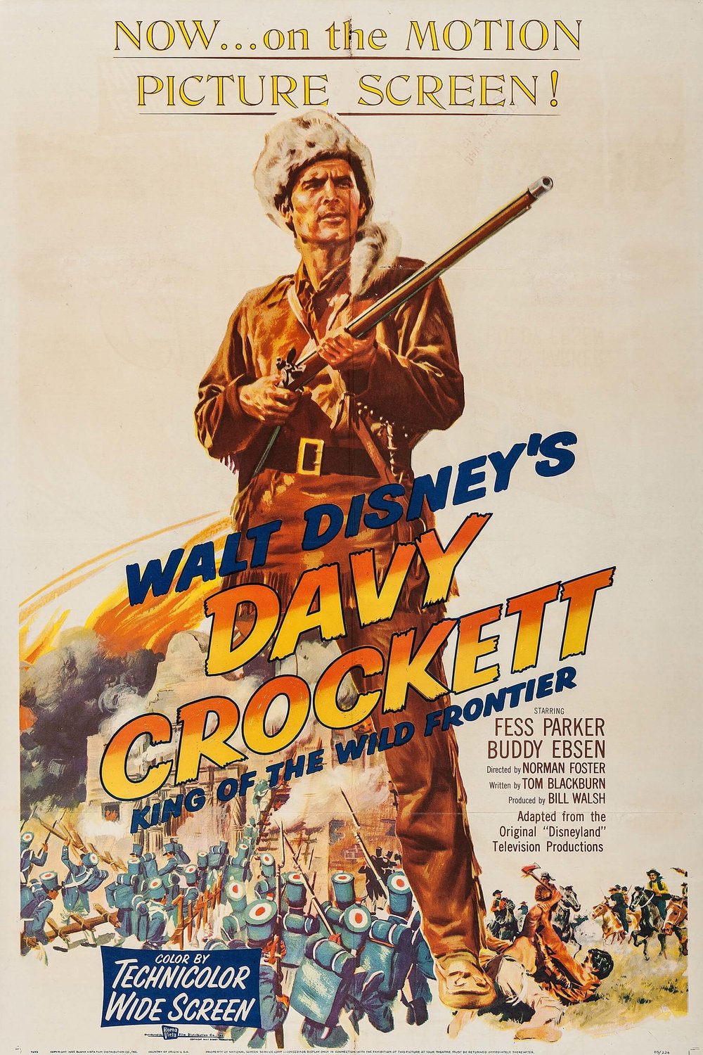 Poster of the movie Davy Crockett, King of the Wild Frontier
