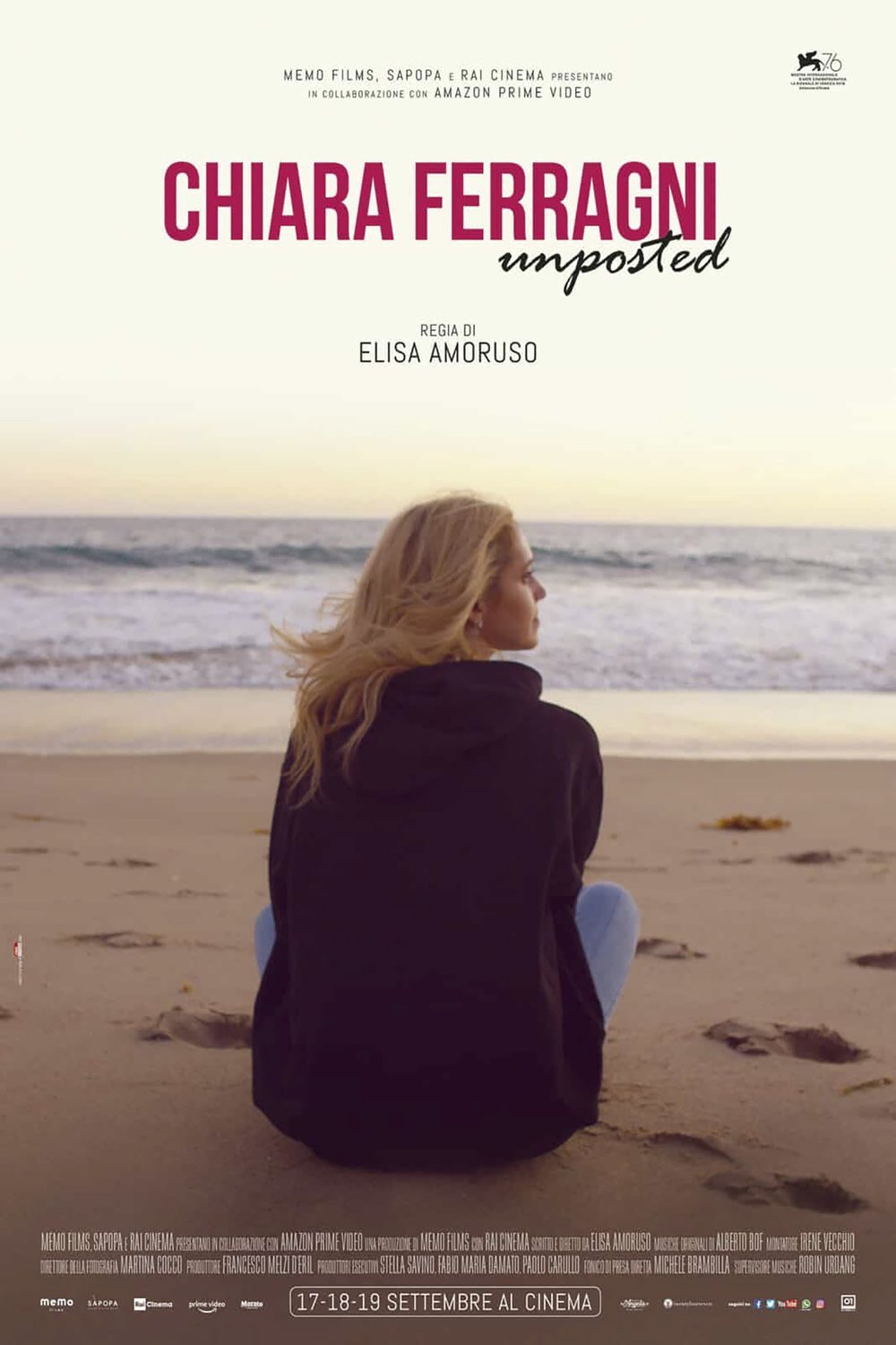 Italian poster of the movie Chiara Ferragni: Unposted