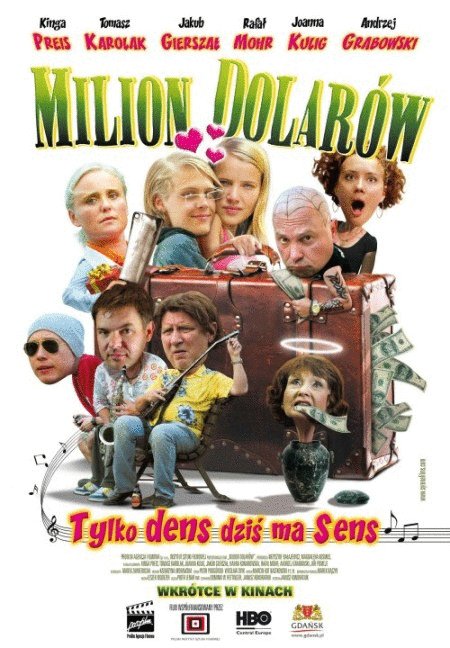 Polish poster of the movie Milion dolarów