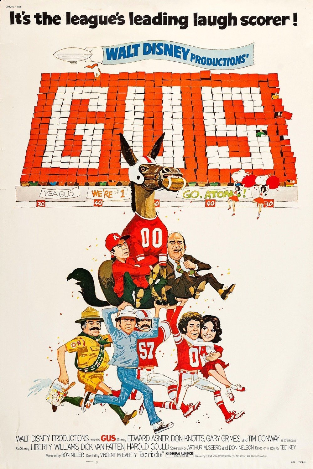 English poster of the movie Gus
