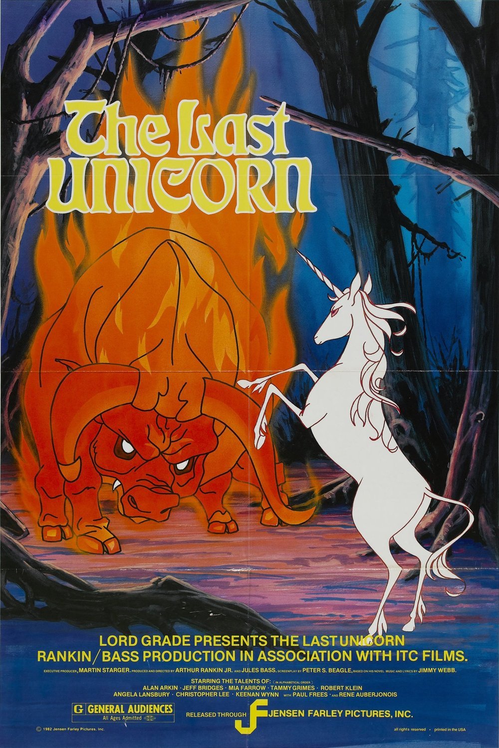 Poster of the movie The Last Unicorn