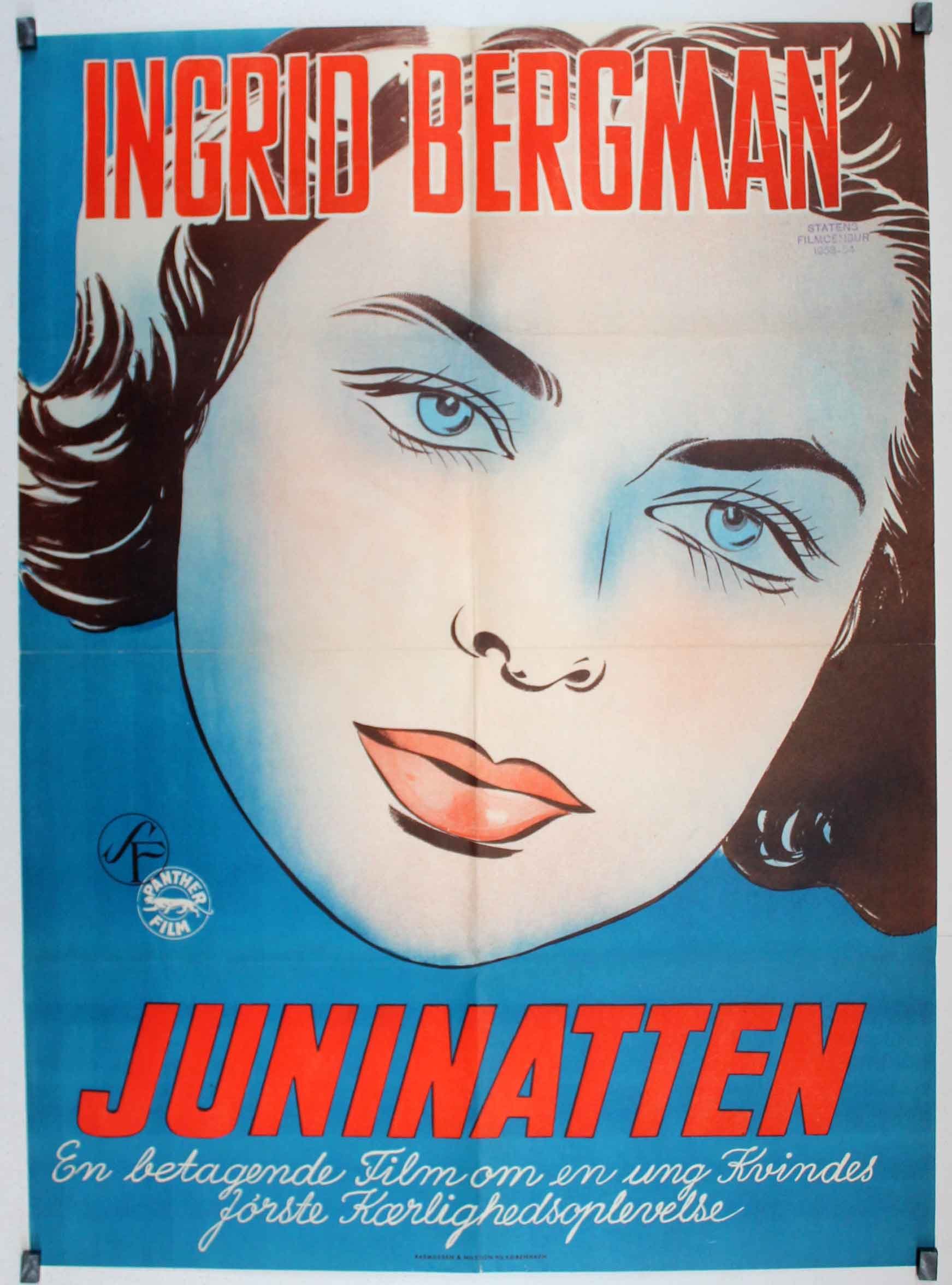 Swedish poster of the movie June Night