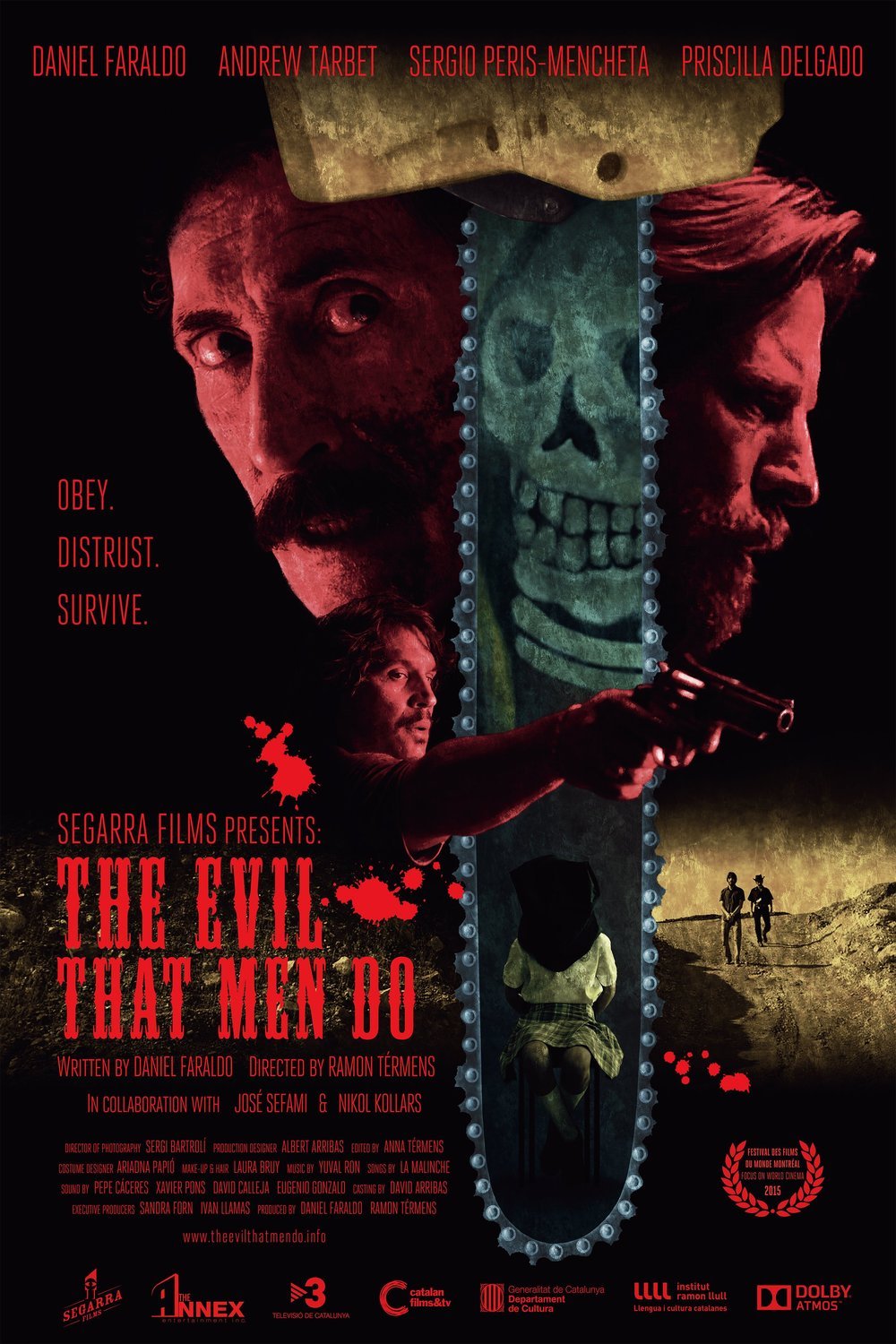 Spanish poster of the movie The Evil That Men Do