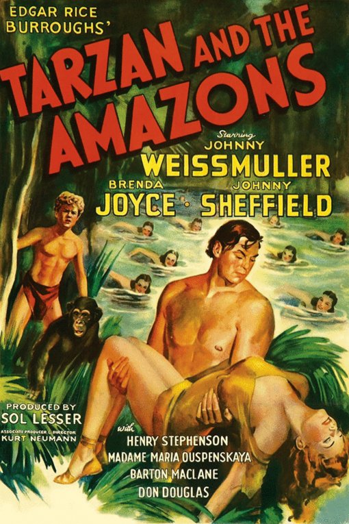 Poster of the movie Tarzan and the Amazons