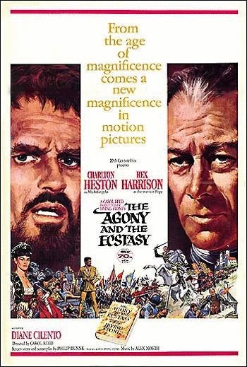 Poster of the movie The Agony and the Ecstasy