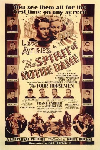 Poster of the movie The Spirit of Notre Dame