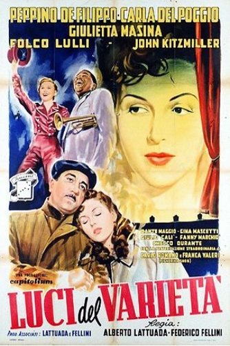 Italian poster of the movie Luci del varietà