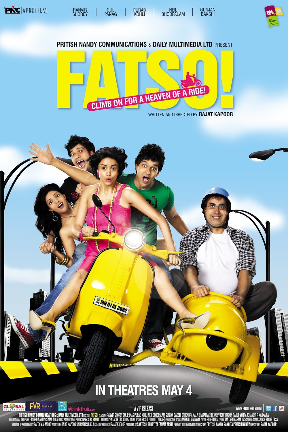 Hindi poster of the movie Fatso!